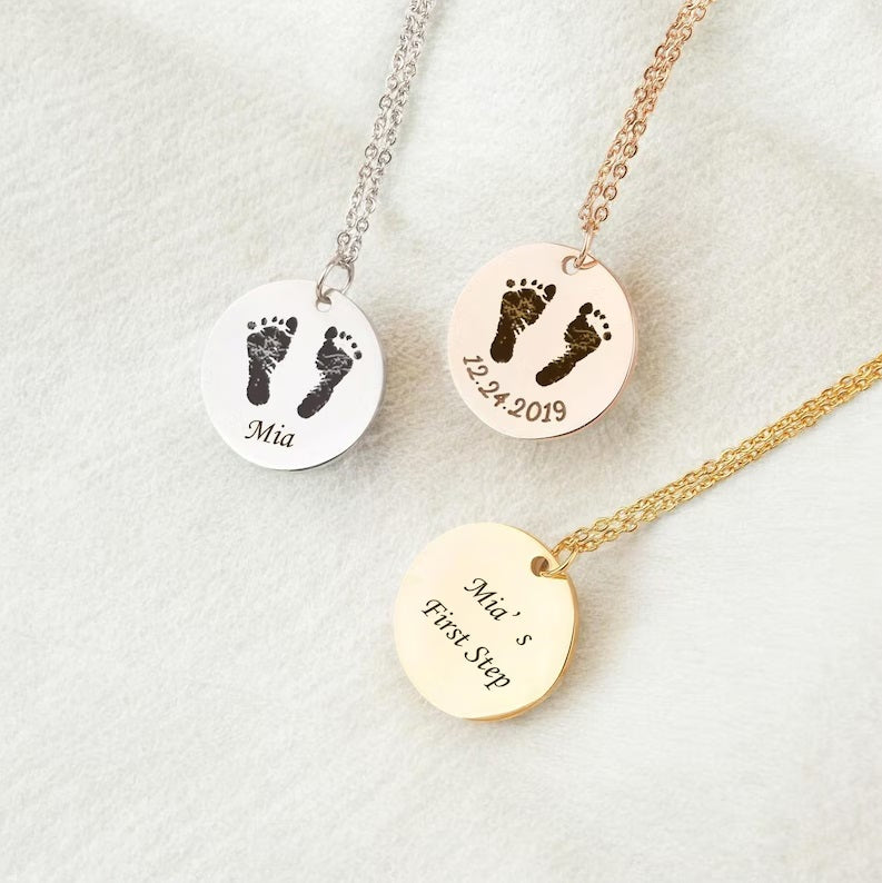 Collana Coin - Baby Impronte