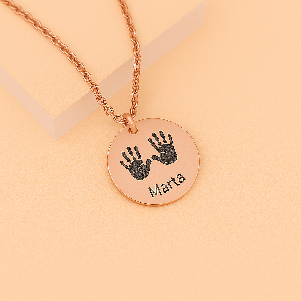 Collana Coin - Baby Impronte