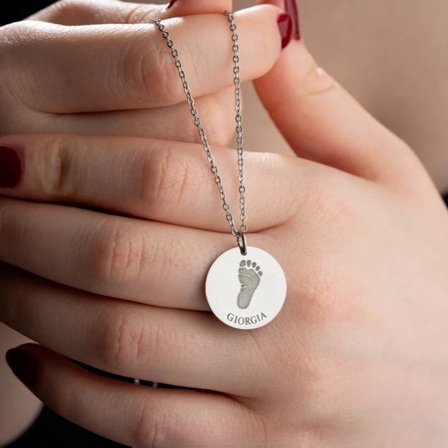 Collana Coin - Baby Impronte