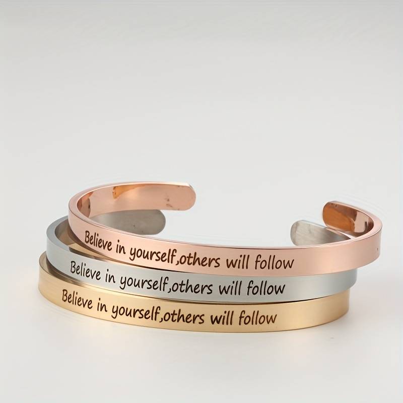 Bracciale Cuff rigido personalizzato in oro, oro rosa e argento