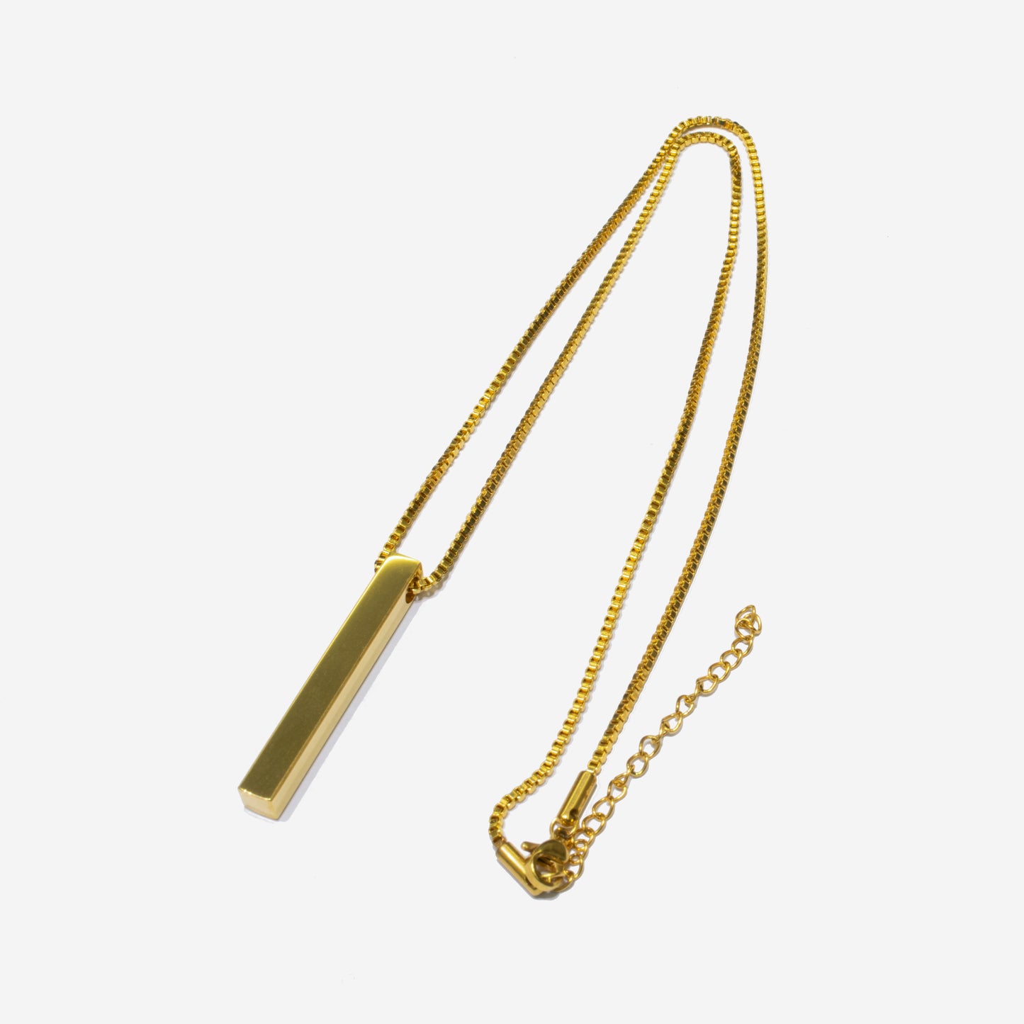 Collana barra da personalizzare in colorazione oro