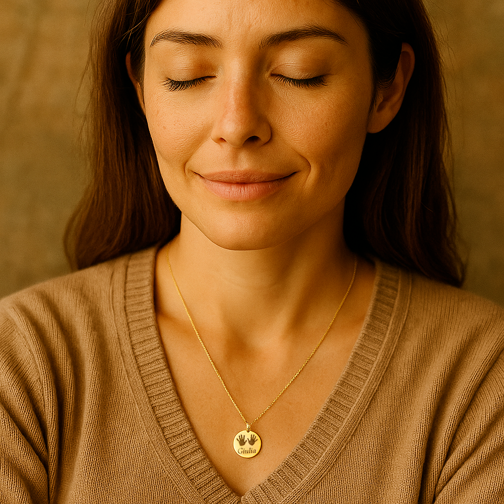 Collana Coin - Baby Impronte