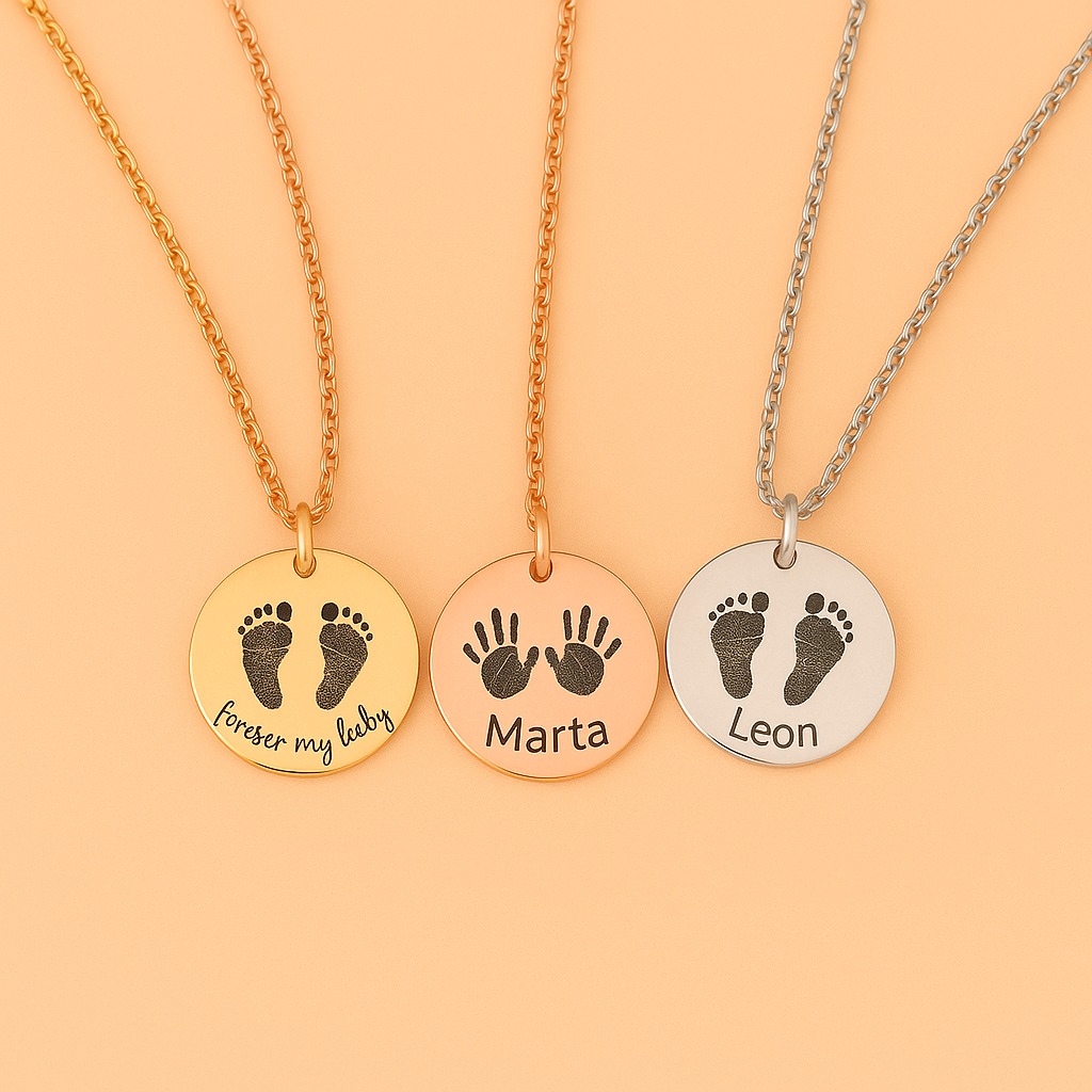 Collana Coin - Baby Impronte