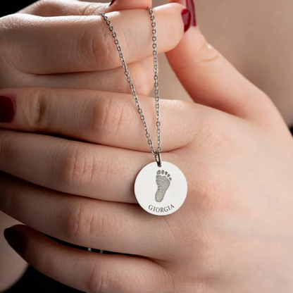 Collana Coin - Baby Impronte